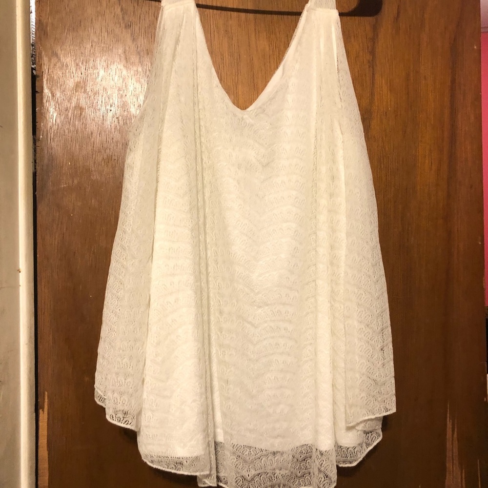 Country-Style Mesh Mini Dress - Picture 2 of 3